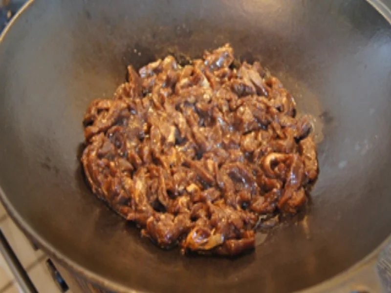 Rezept: Rindfleischwok mit Gemüse und Bratreis mit Ei und Gemüse Bild Nr. 15650 Rindfleischwok mit Gemüse und Bratreis mit Ei und Gemüse - Rezept - Bild Nr. 15650