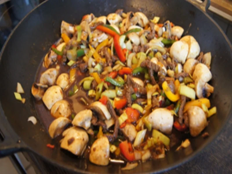 Rezept: Rindfleischwok mit Gemüse und Bratreis mit Ei und Gemüse Bild Nr. 15657 Rindfleischwok mit Gemüse und Bratreis mit Ei und Gemüse - Rezept - Bild Nr. 15657