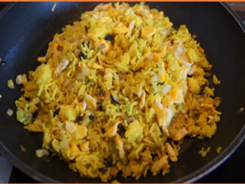 Rezept: Rindfleischwok mit Gemüse und Bratreis mit Ei und Gemüse Bild Nr. 15640 Rindfleischwok mit Gemüse und Bratreis mit Ei und Gemüse - Rezept - Bild Nr. 15640