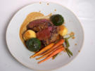 Rinderfilet mit Spinatknödeln und glasierten Möhren - Rezept - Bild Nr. 15640