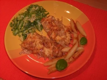 Rezept: Zwiebel-Senf-Schnitzel Zwiebel-Senf-Schnitzel - Rezept