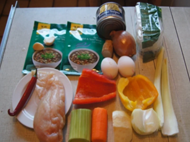 Rezept: Sauer scharfe Sichuan Suppe Bild Nr. 3 Sauer scharfe Sichuan Suppe - Rezept - Bild Nr. 3