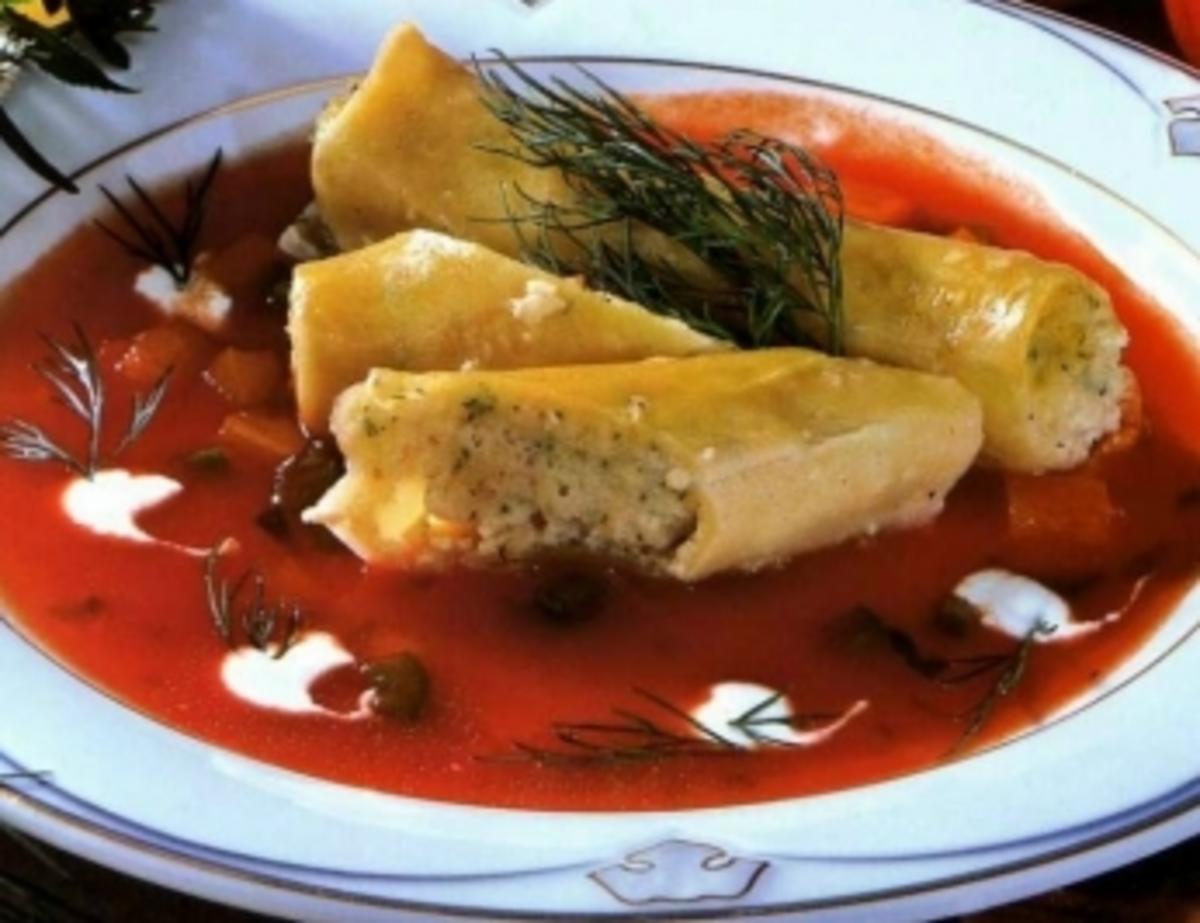 Seelachs-Cannelloni - Rezept Durch Weinbrandbohne