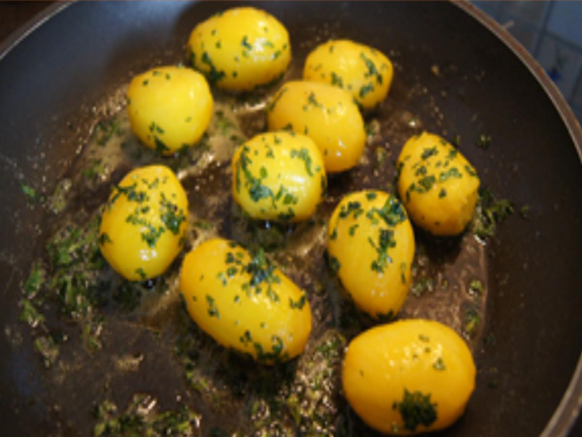 Schlemmerfilet mit Zuckererbsen und Petersilien-Babykartoffeln - Rezept - Bild Nr. 13