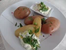 Rezept: Pellkartoffeln mit Kräuterquark und Leinöl Bild Nr. 15649 Pellkartoffeln mit Kräuterquark und Leinöl - Rezept - Bild Nr. 15649