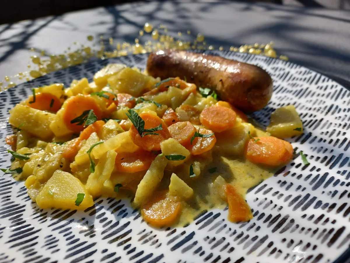 Rezept: Gemüsesoße mit Kartoffeln Bild Nr. 15650 Gemüsesoße mit Kartoffeln - Rezept - Bild Nr. 15650