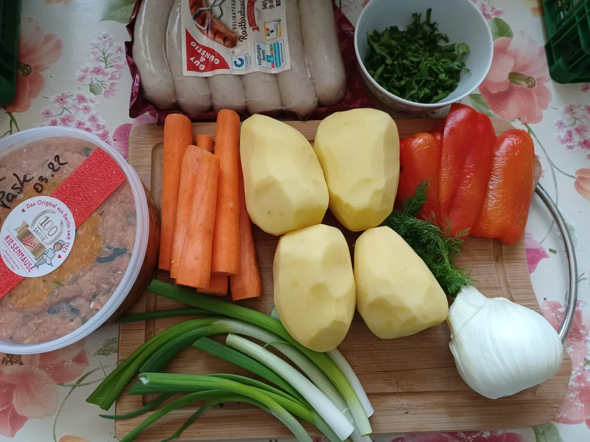 Rezept: Gemüsesoße mit Kartoffeln Bild Nr. 15651 Gemüsesoße mit Kartoffeln - Rezept - Bild Nr. 15651