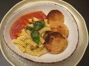 Jägerschnitzel mit Feuerwehrsoße und Spirelli - Rezept - Bild Nr. 15657