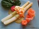 Spargelvorspeise mit geräuchertem Lachs oder Schinken - Rezept - Bild Nr. 2