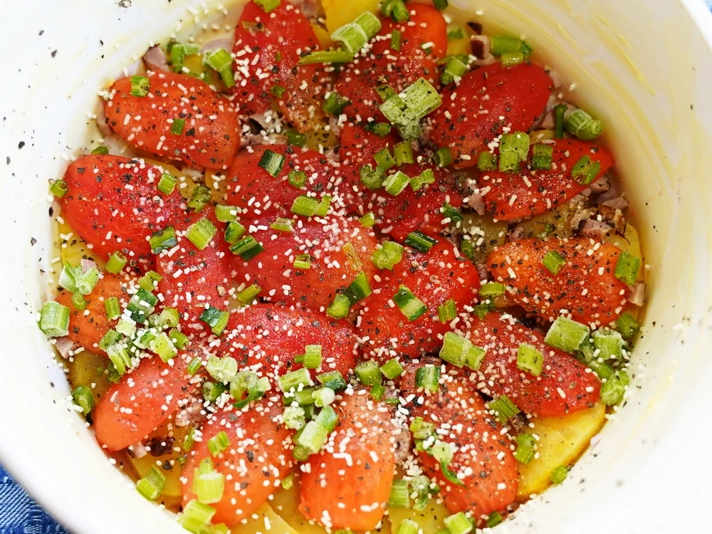 Süßkartoffel-Zucchini-Auflauf ala "I Gusti Made" - Rezept - Bild Nr. 15677