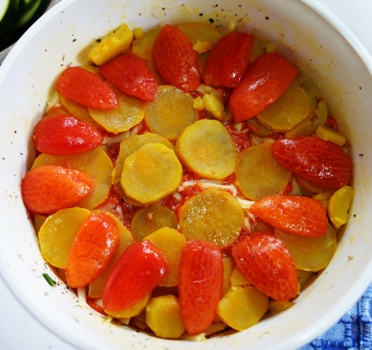 Süßkartoffel-Zucchini-Auflauf ala "I Gusti Made" - Rezept - Bild Nr. 15681