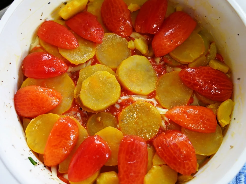 Süßkartoffel-Zucchini-Auflauf ala "I Gusti Made" - Rezept - Bild Nr. 15681