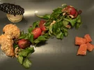 Gebeizter Lachs mit Ziegenkäse-Salat - Rezept - Bild Nr. 2