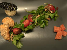 Gebeizter Lachs mit Ziegenkäse-Salat - Rezept - Bild Nr. 2