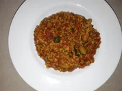 Feurige Dinkelreis-Pfanne - Rezept - Bild Nr. 2