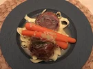 Kalbsroulade mit Ingwer Möhren zu Nudeln - Rezept - Bild Nr. 2