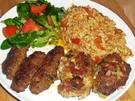 Cevapcici und Köfte mit Paprika-Tomatenreis - kulinarische Weltreise 04-2022 - Rezept - Bild Nr. 15700
