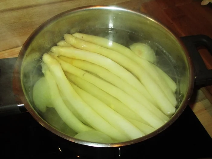 Hühnchen vom Spiess mit Spargel - Rezept - Bild Nr. 15708