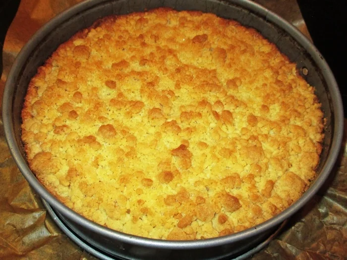 Apfel-Kirschpudding-Streuselkuchen- zur kochbar Challenge April 2022 - Rezept - Bild Nr. 15703