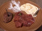 Mousse au chocolat mit Mandelparfait und Pflaumenkompott - Rezept - Bild Nr. 2