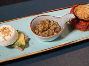 Auberginen-Törtchen mit Tomatengelee und lauwarmer Linsensalat - Rezept - Bild Nr. 15702