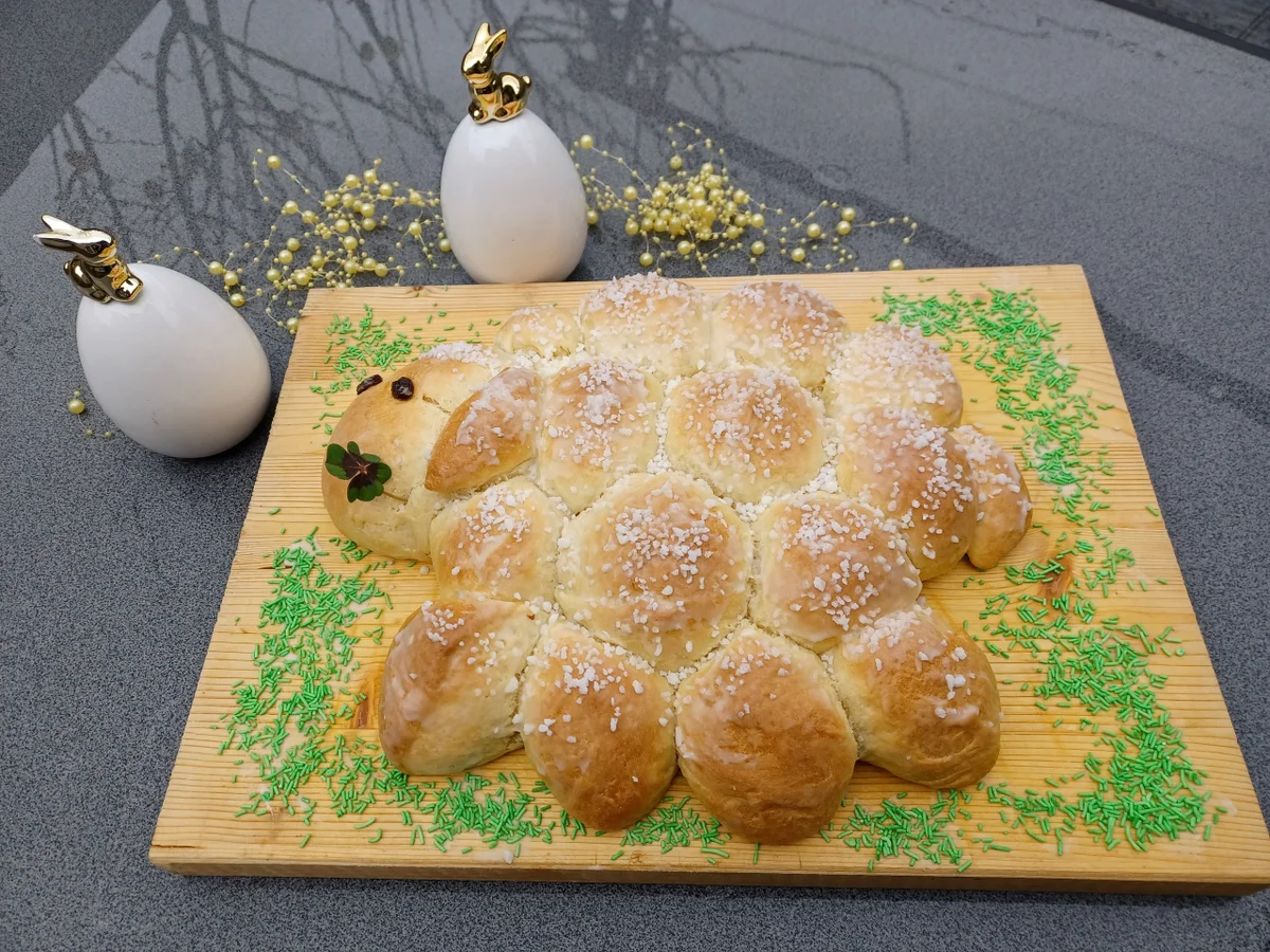 Osterschäfchen zur kochbar Challenge April 2022 - Rezept - Bild Nr. 15702