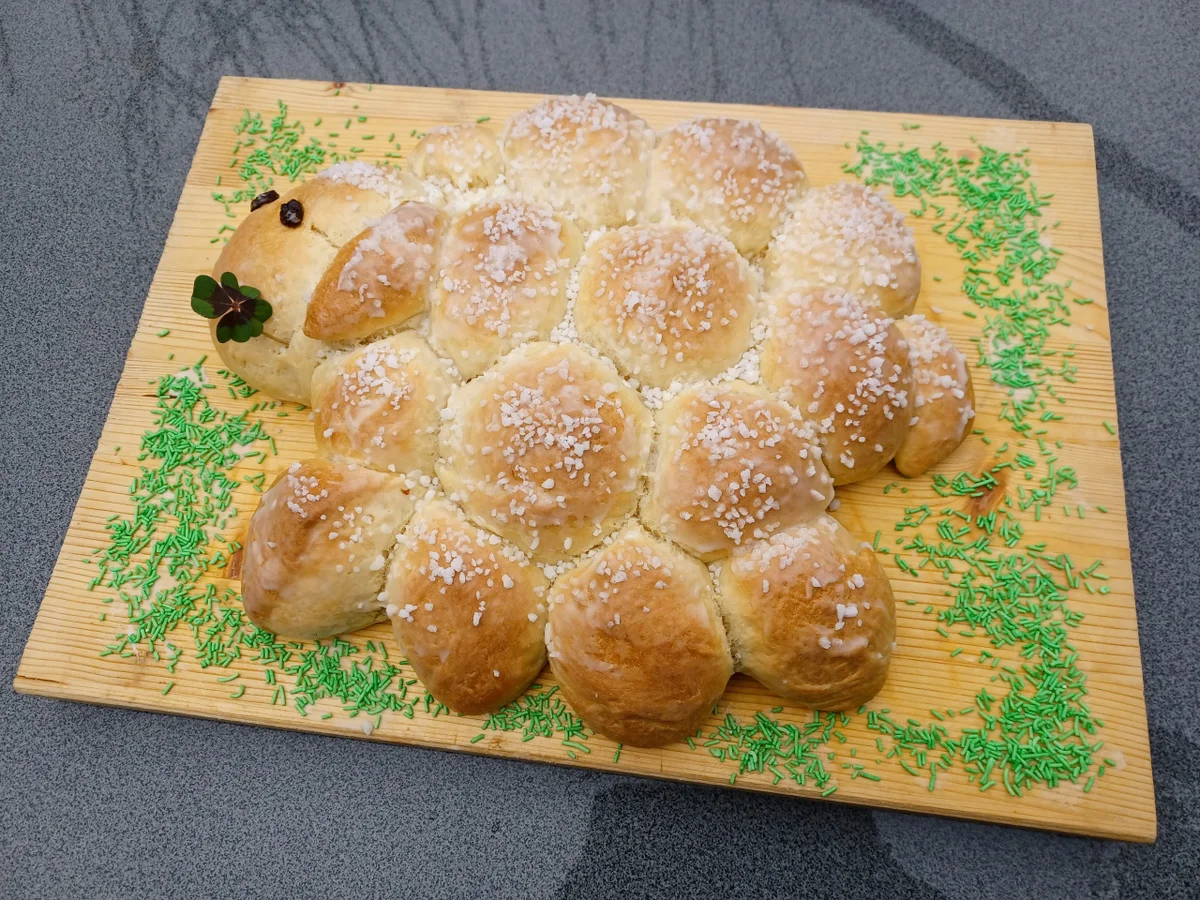 Osterschäfchen zur kochbar Challenge April 2022 - Rezept - Bild Nr. 15704