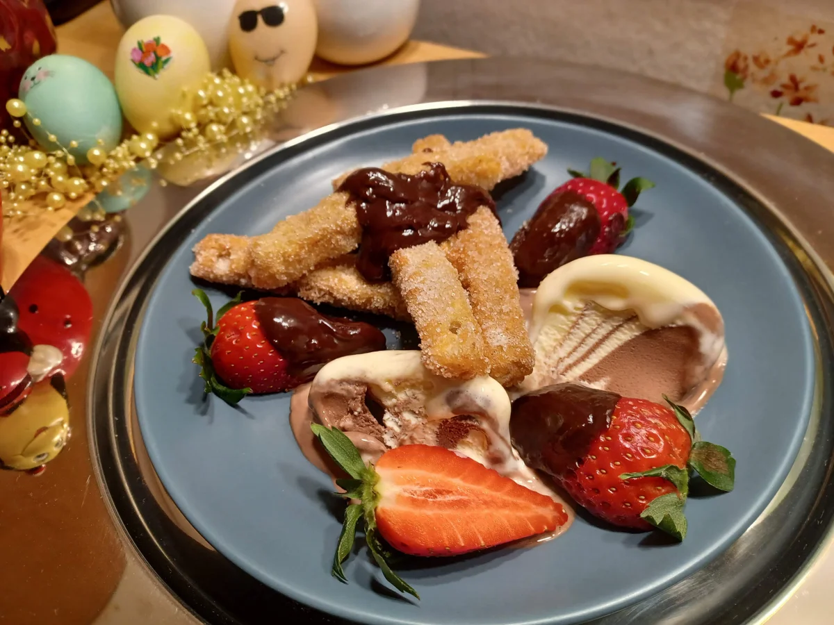 Rezept: Süße French - Toast - Sticks mit Schokoladensauce Back Challenge 04/2022 Bild Nr. 15718 Süße French - Toast - Sticks mit Schokoladensauce Back Challenge 04/2022 - Rezept - Bild Nr. 15718