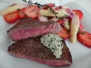 Spargel-Erdbeer-Salat mit Hüftsteak - Rezept - Bild Nr. 15717