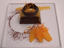 Schokoladenkuchen mit Schokoladenringen und Orange - Rezept - Bild Nr. 2