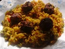 Biryani mit Gemüsemix, Hähnchenfleisch und Rindermettbällchen - Rezept - Bild Nr. 2
