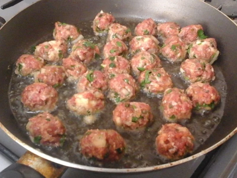 Biryani mit Gemüsemix, Hähnchenfleisch und Rindermettbällchen - Rezept - Bild Nr. 8