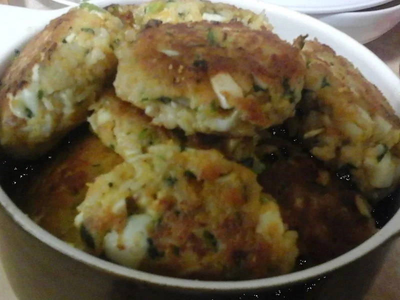 Ei-Reis-Frikadellen mit Rahm-Gemüsemix und Drillingen - Rezept - Bild Nr. 11