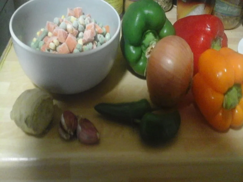 Ei-Reis-Frikadellen mit Rahm-Gemüsemix und Drillingen - Rezept - Bild Nr. 12