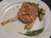 Lachsforellen-Bulgur-Tartar mit Zitronensalsa - Rezept - Bild Nr. 2