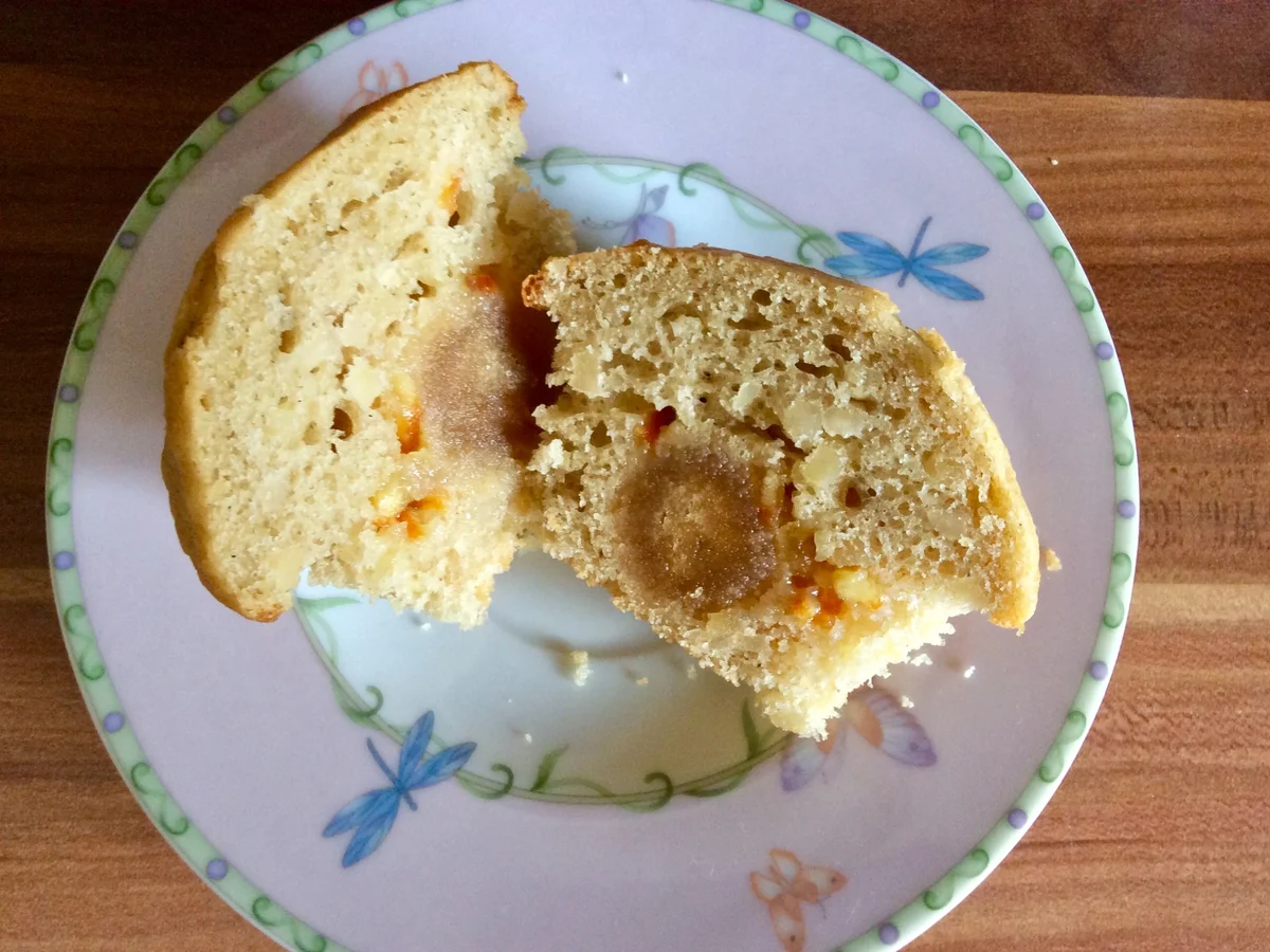 Muffins mit Marzipan-Orangenfüllung - Rezept - Bild Nr. 15724