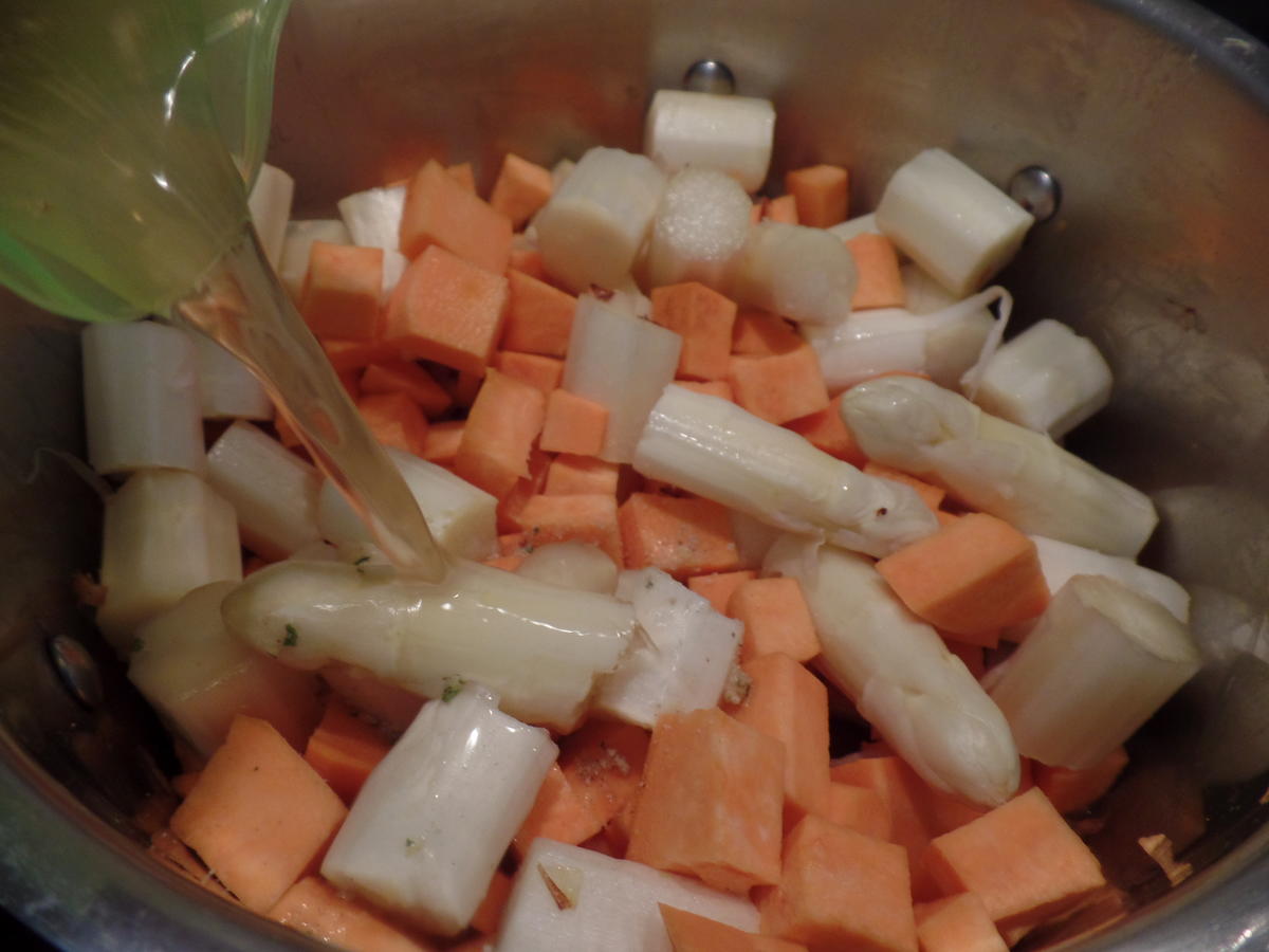 Spargel-Süßkartoffel Suppe - Rezept - Bild Nr. 15722