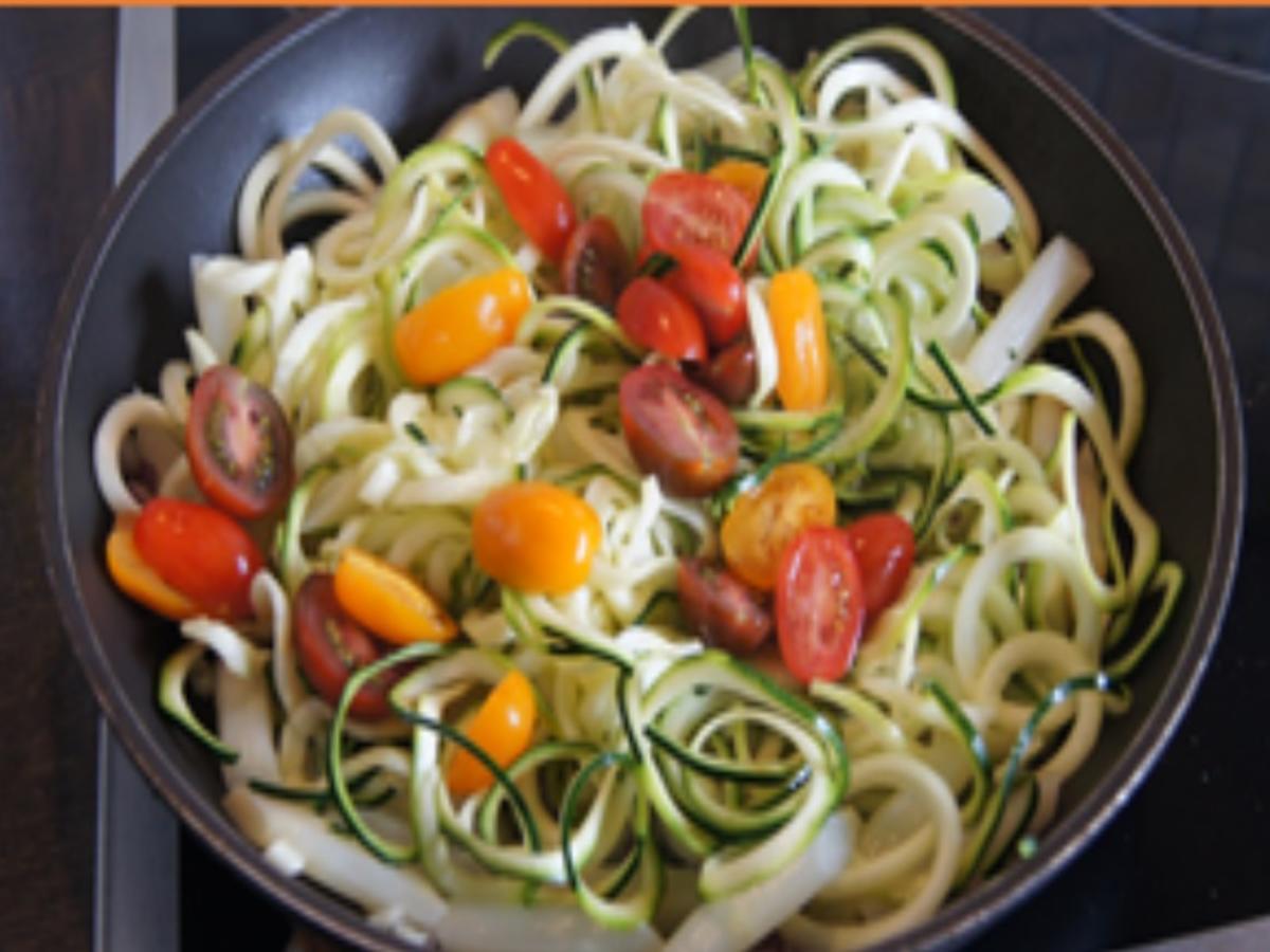 Spargel Zucchini-Spaghetti - Rezept - Bild Nr. 12