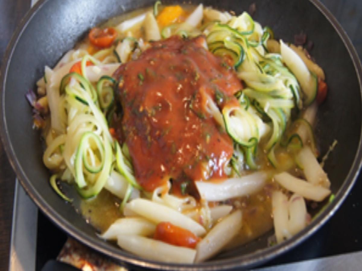 Spargel Zucchini-Spaghetti - Rezept - Bild Nr. 13