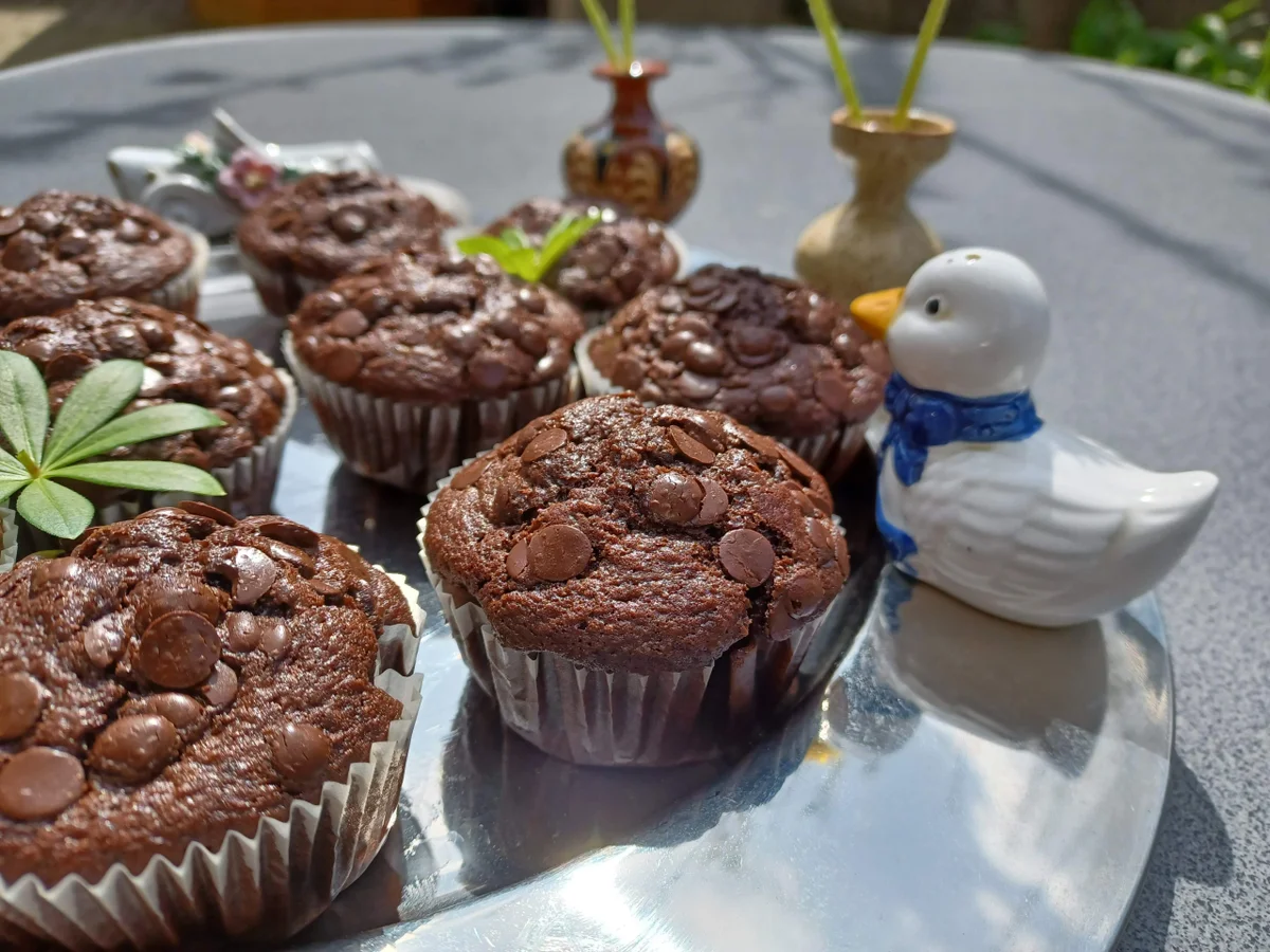 Rezept: Schoko - Schokoladen - Muffin Bild Nr. 15722 Schoko - Schokoladen - Muffin - Rezept - Bild Nr. 15722