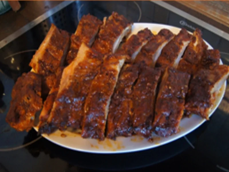 Rezept: Spare Ribs mit Zaziki und Krautsalat Bild Nr. 15724 Spare Ribs mit Zaziki und Krautsalat - Rezept - Bild Nr. 15724