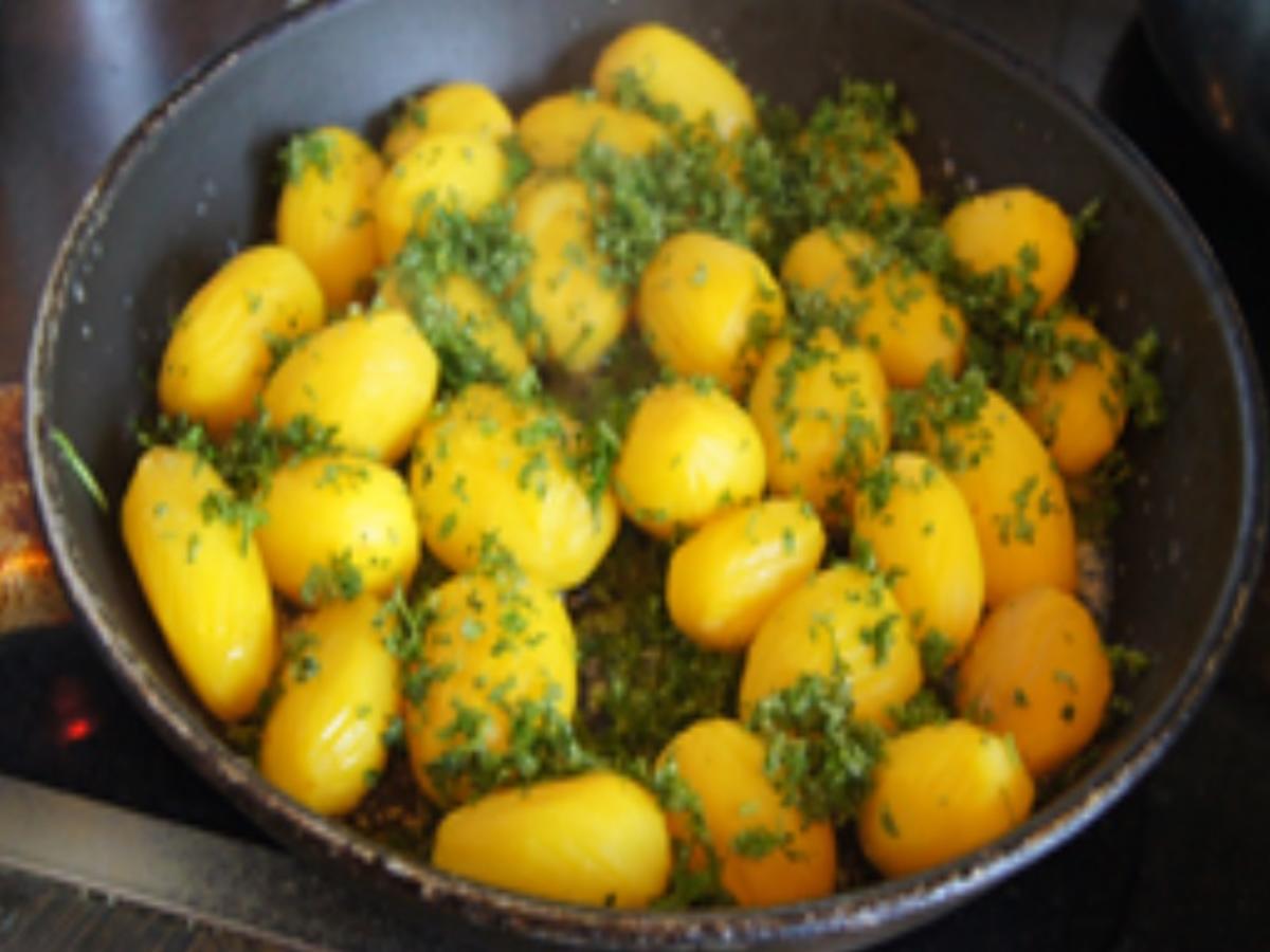 Spargel mit dreierlei Schinken und Petersilien-Frühkartoffeln - Rezept - Bild Nr. 10