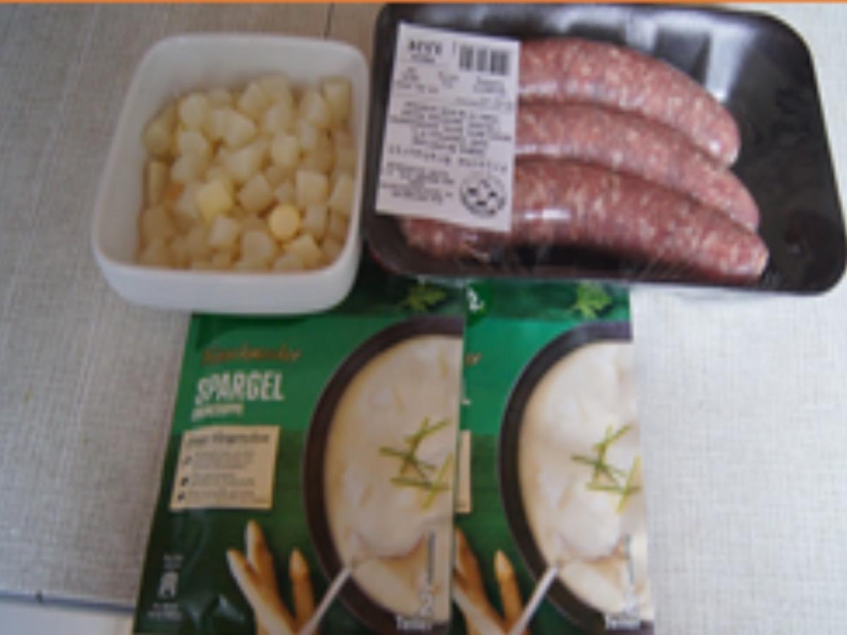Spargelsuppe mit pikanter Einlage - schnell &amp; einfach - von MausVoh
