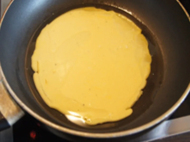 Rezept: Spargel im Pfannkuchen mit gekochten Schinken Bild Nr. 7 Spargel im Pfannkuchen mit gekochten Schinken - Rezept - Bild Nr. 7