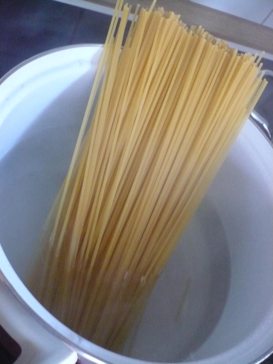Spaghetti mit Spargel und Schinkensahnesoße - Rezept - Bild Nr. 4
