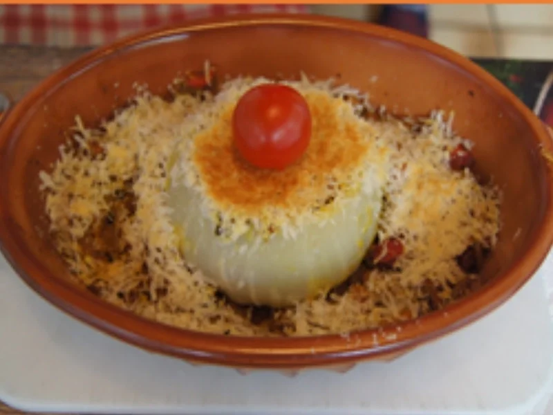 Rezept: Gefüllte Kohlrabis mit Hähnchenfleisch und Gemüse Bild Nr. 2 Gefüllte Kohlrabis mit Hähnchenfleisch und Gemüse - Rezept - Bild Nr. 2