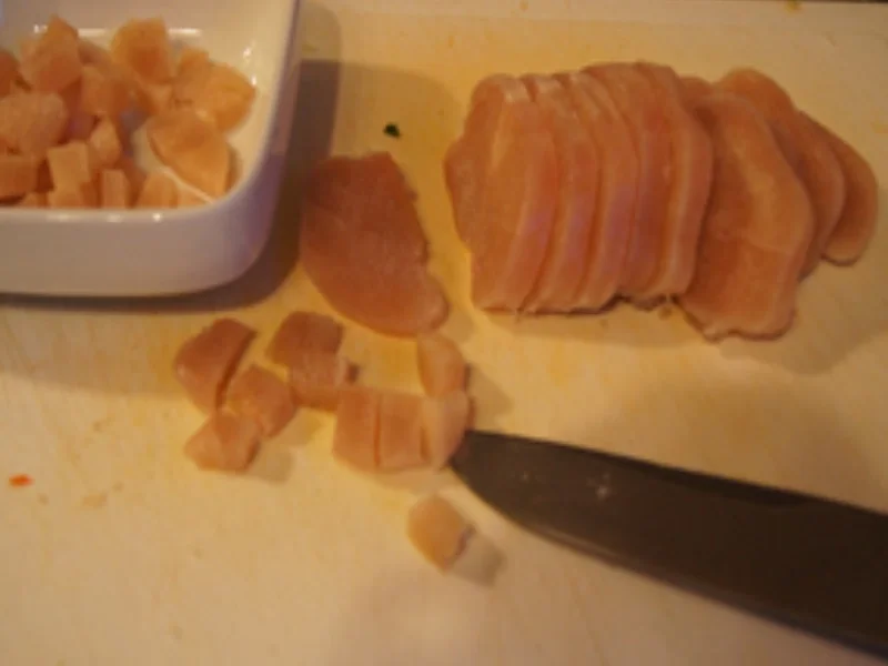 Rezept: Gefüllte Kohlrabis mit Hähnchenfleisch und Gemüse Bild Nr. 15751 Gefüllte Kohlrabis mit Hähnchenfleisch und Gemüse - Rezept - Bild Nr. 15751