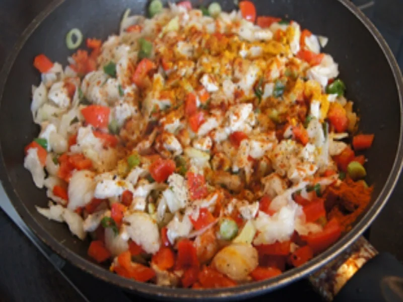 Rezept: Gefüllte Kohlrabis mit Hähnchenfleisch und Gemüse Bild Nr. 15758 Gefüllte Kohlrabis mit Hähnchenfleisch und Gemüse - Rezept - Bild Nr. 15758