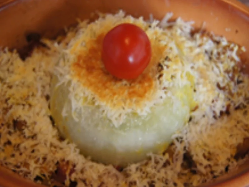 Rezept: Gefüllte Kohlrabis mit Hähnchenfleisch und Gemüse Bild Nr. 15765 Gefüllte Kohlrabis mit Hähnchenfleisch und Gemüse - Rezept - Bild Nr. 15765