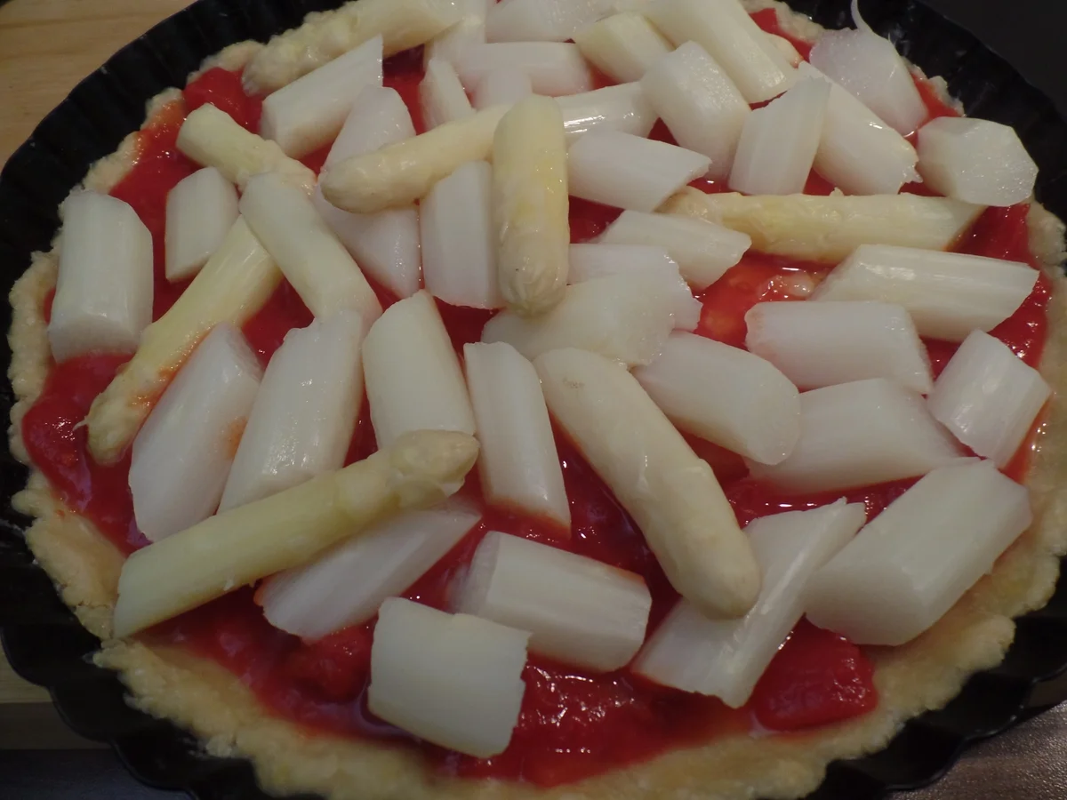 Rezept: Spargel-Schinken-Tarte Bild Nr. 15753 Spargel-Schinken-Tarte - Rezept - Bild Nr. 15753